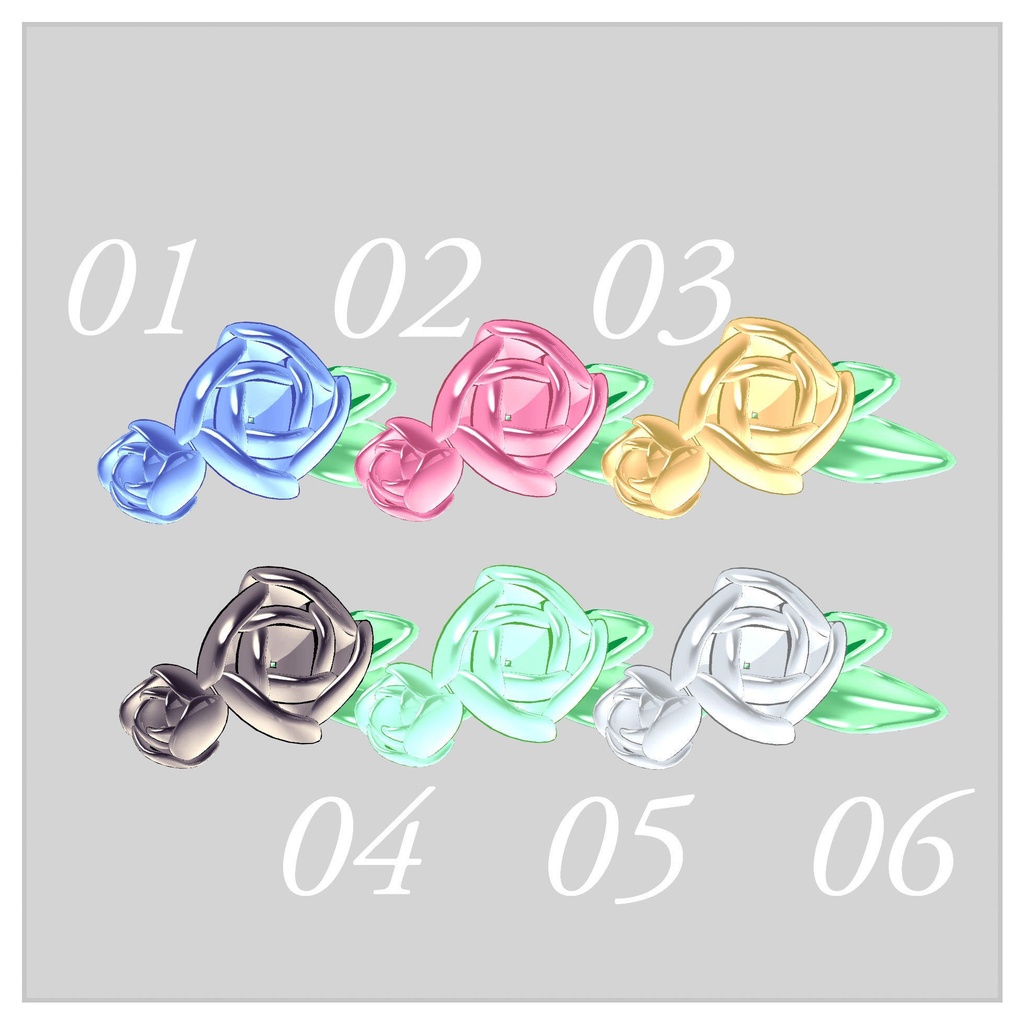 チューリップの髪飾り/Tulip Accessory