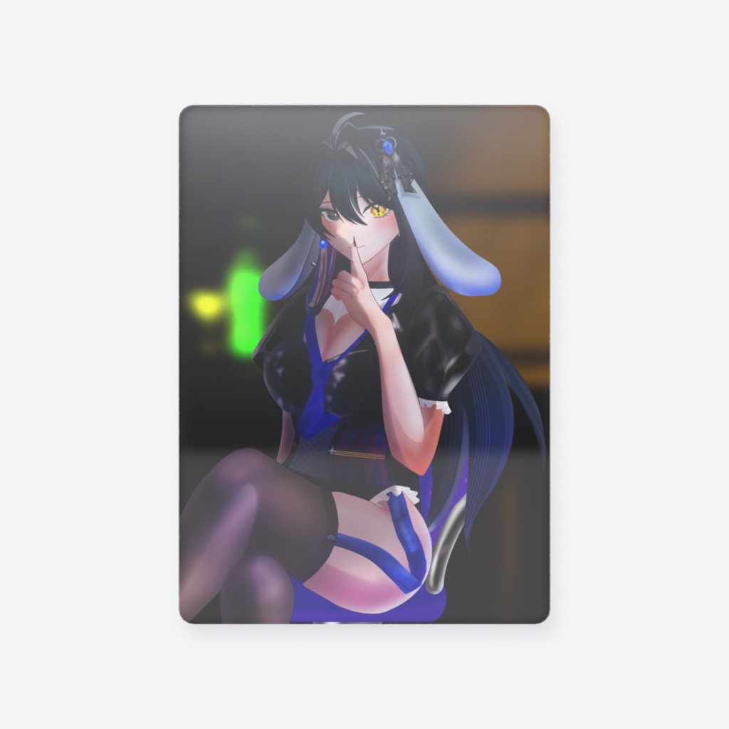 入間 或嘛 セルフイラスト 2025 バニー クリアカード
