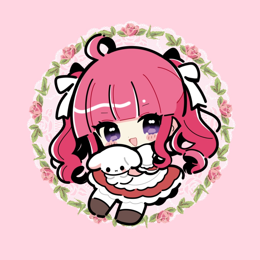 如月ちろる缶バッジ(57mm)