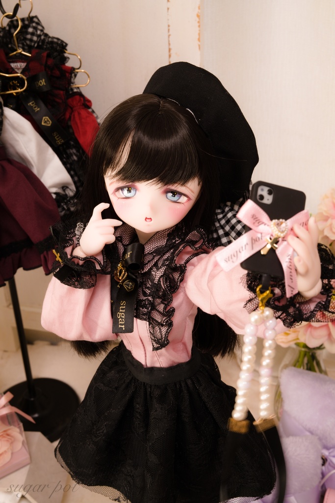 地雷系⚡フリルシャツ(ver.レース)