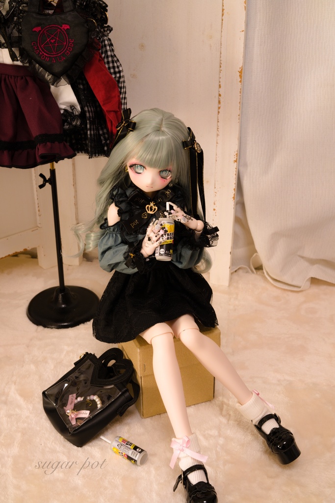 地雷系⚡フリルシャツ(ver.レース)