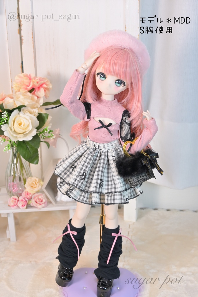 ふあふあベレー帽