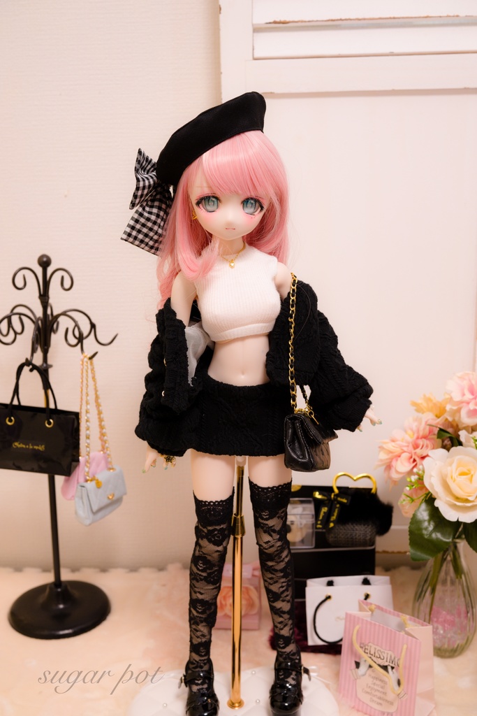 スイートリボンベレー帽 main image 1