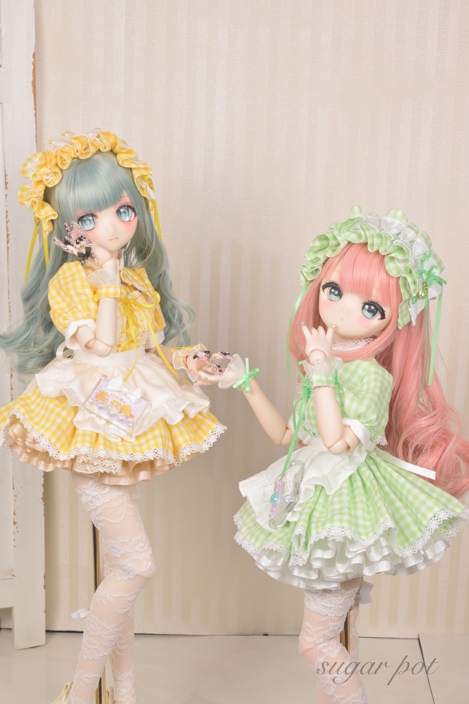 ギンガムチェックメイド服