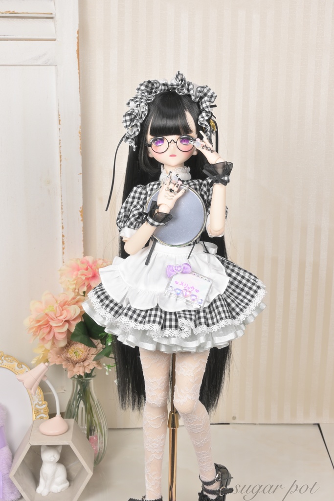 ギンガムチェックメイド服