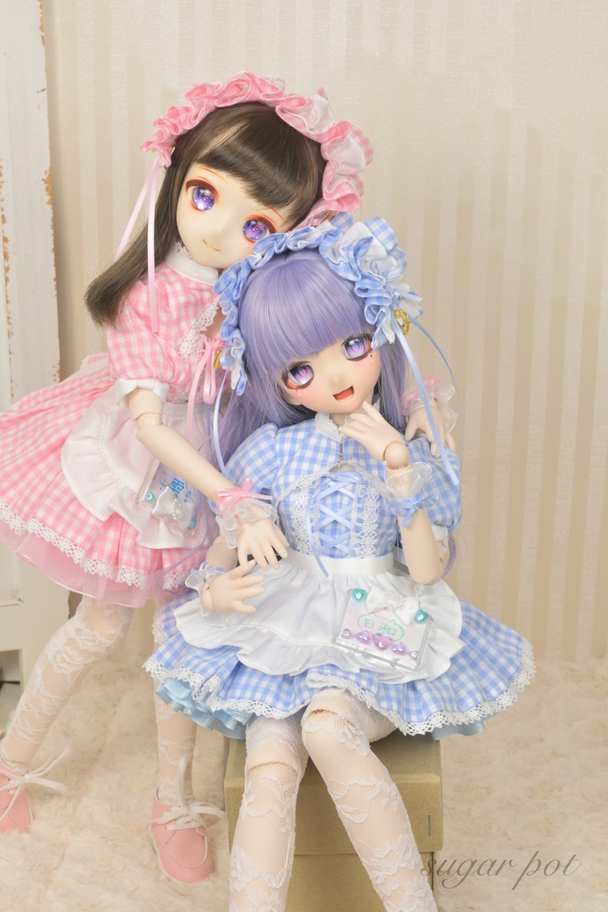 ギンガムチェックメイド服