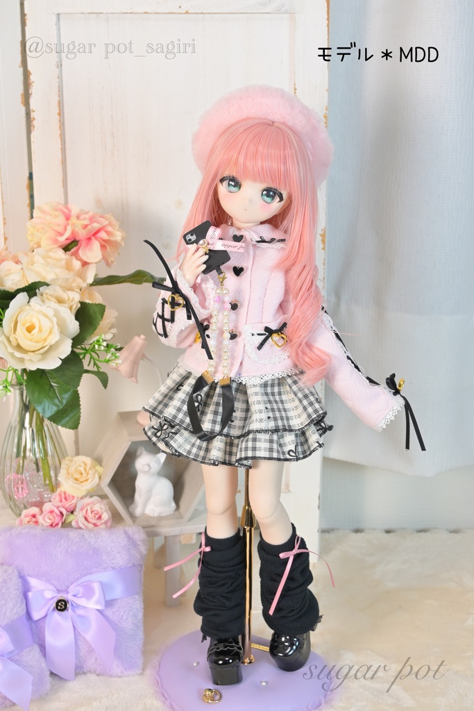 レースアップコート