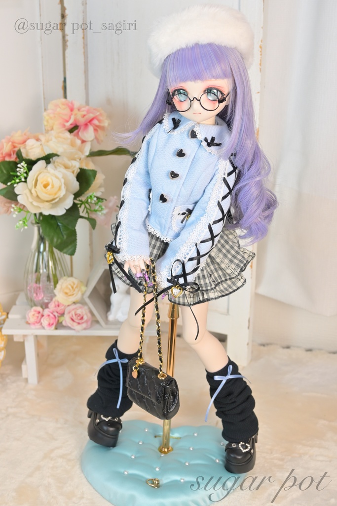 レースアップコート