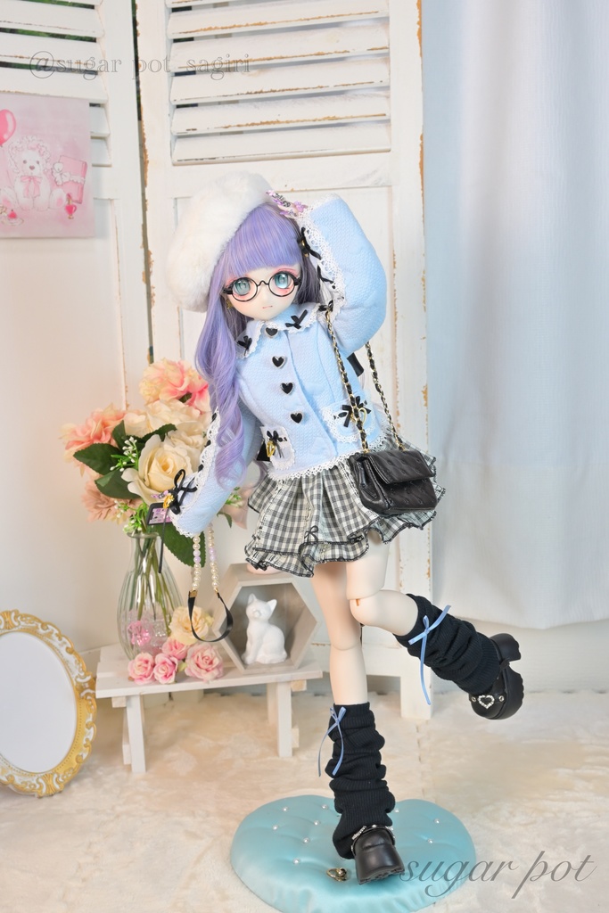 レースアップコート