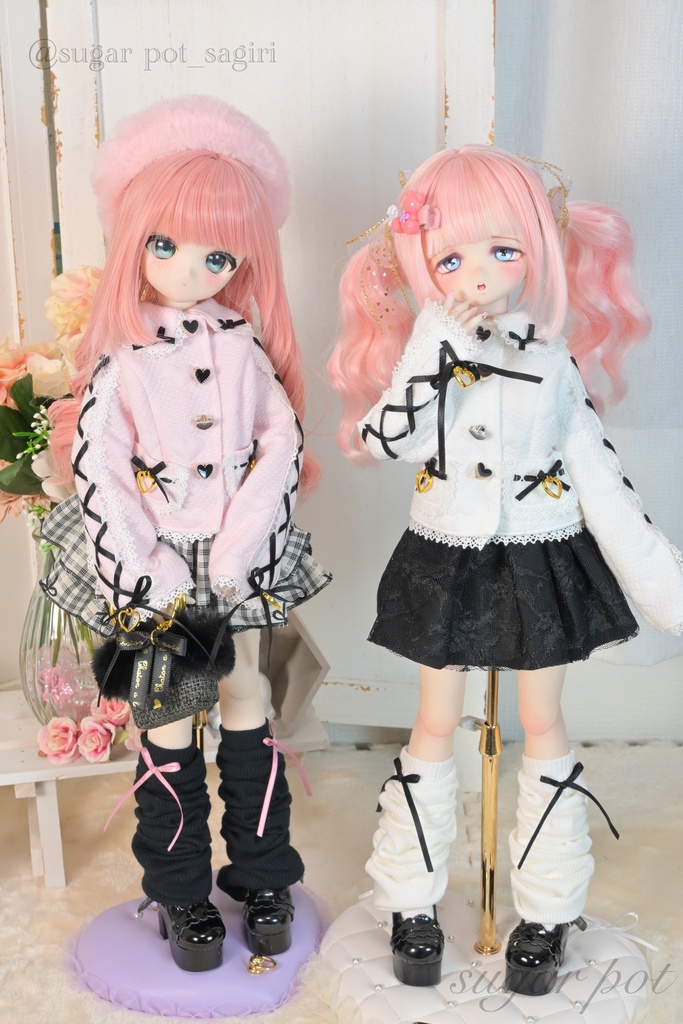 レースアップコート