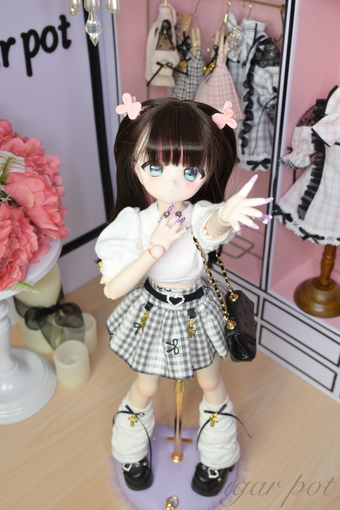 ぽわん袖ニット💫半袖ば〜じょん