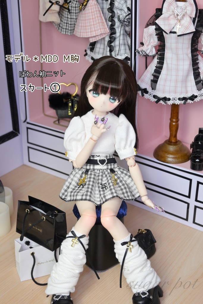 ぽわん袖ニット💫半袖ば〜じょん
