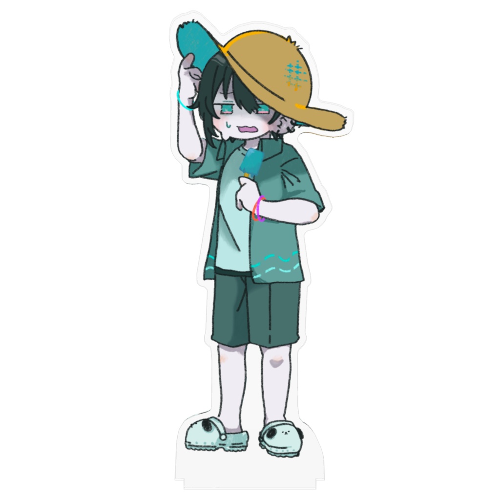 にじさんじ非公式グッズ 黛灰 アクリルスタンド炎天下Ver.