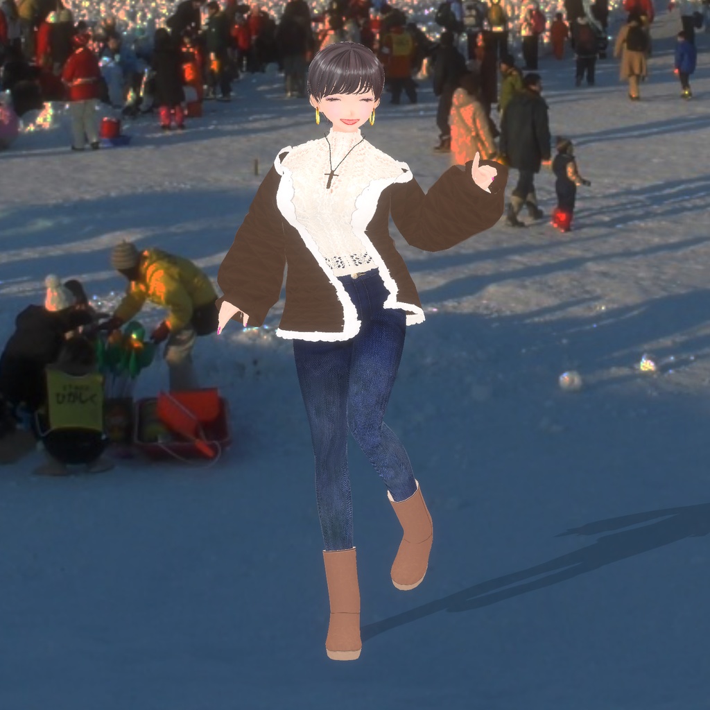 【VRoid衣装】ダウン風？ジャケット♡