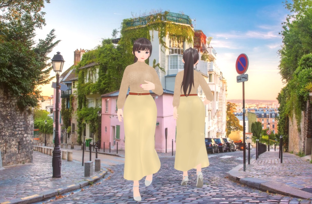 【VRoid衣装】マーメイドスカート♡