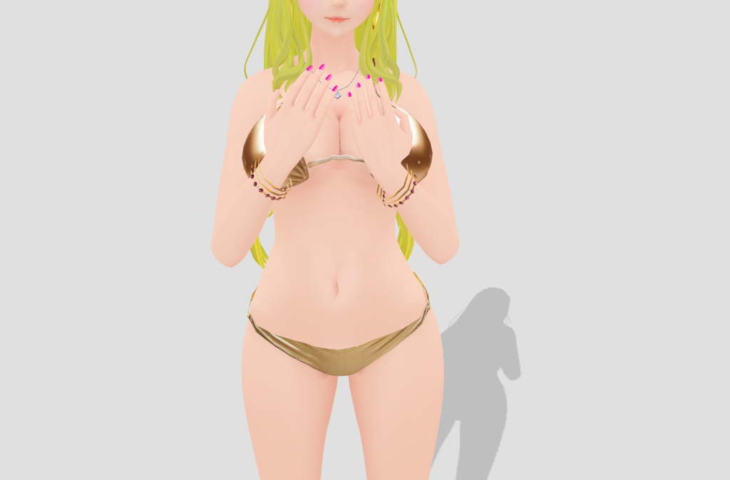 【VRoid】体の陰影をリアルにするテクスチャ♡