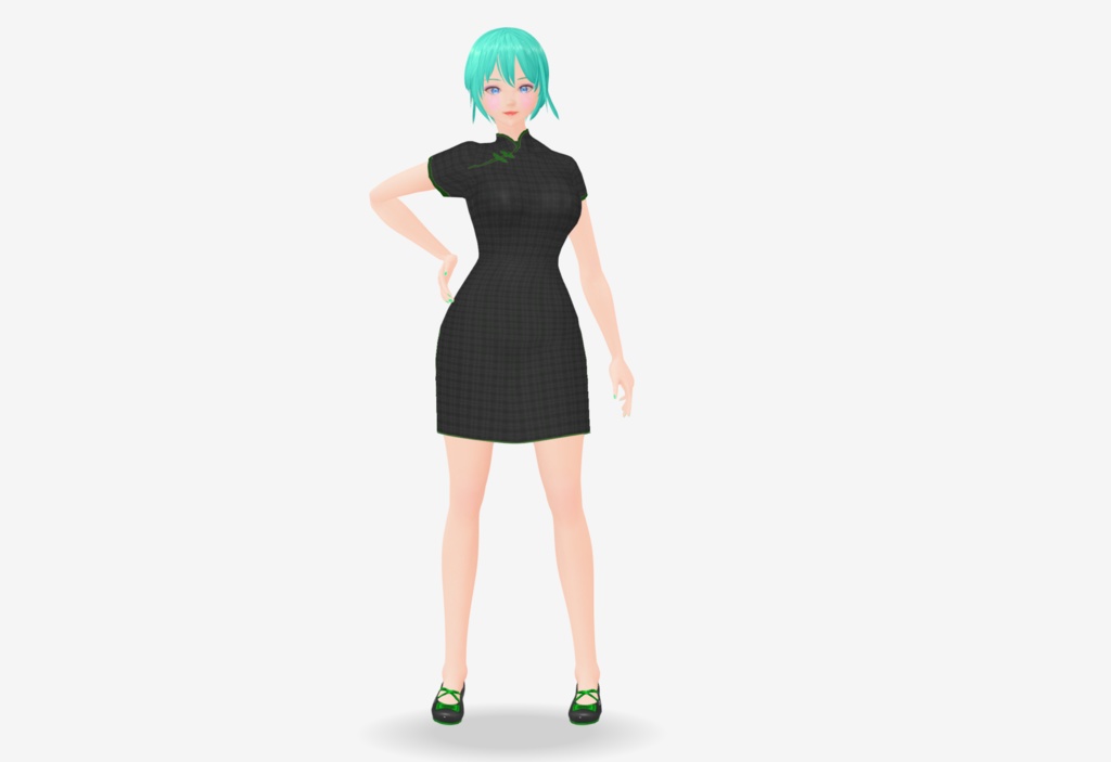 【VRoid衣装】ちょっとモダンなチーパオ♡