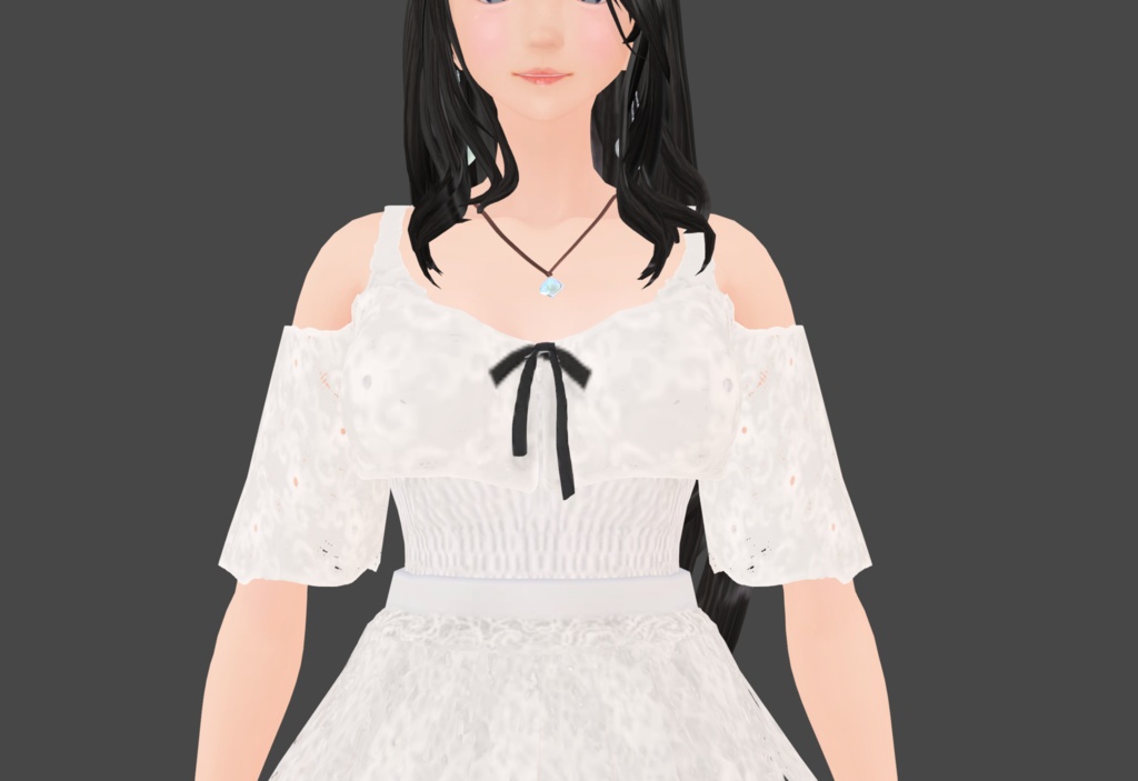 【VRoid衣装】レースフリルキャミトップ♡