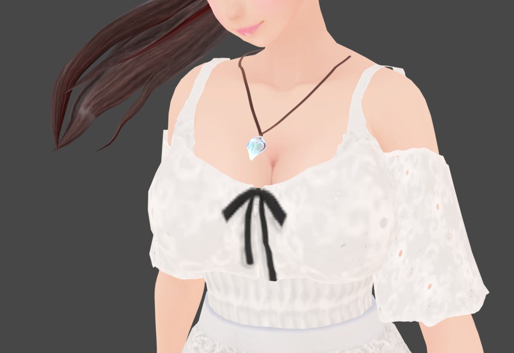 【VRoidアクセサリー】揺れるネックレス♡