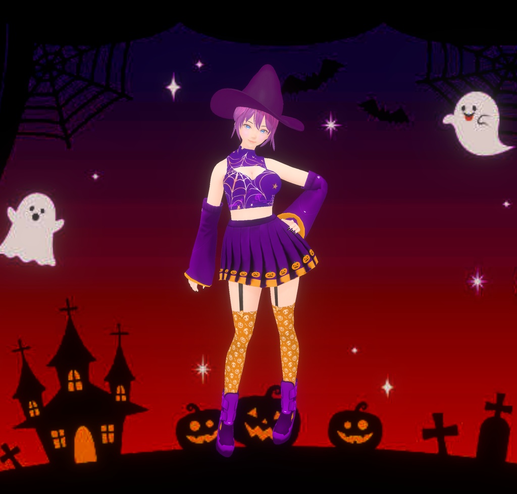 【VRoid衣装】ハロウィンセット♡