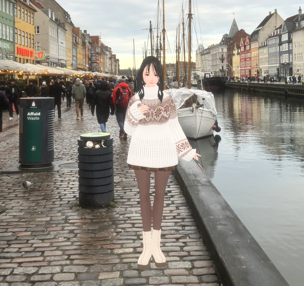 【VRoid衣装】ノルウェー風ニット２♡（ワンピVer追加）