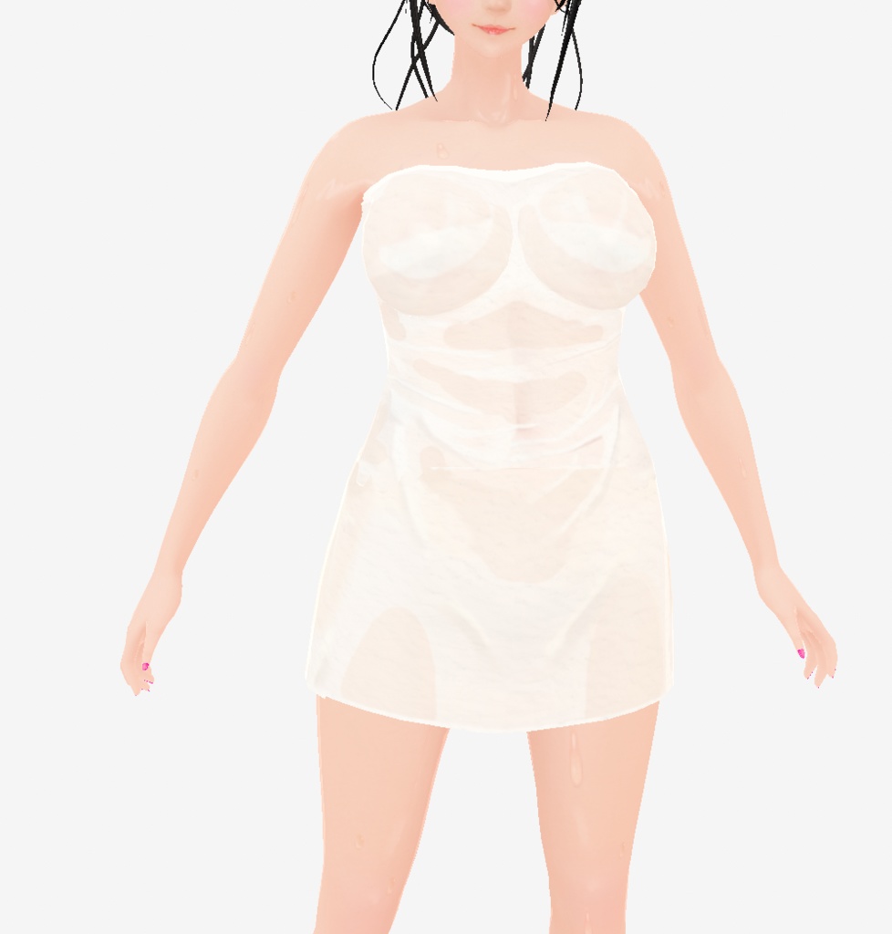 【VRoidテクスチャ】濡れ肌っぽくするインナー♡