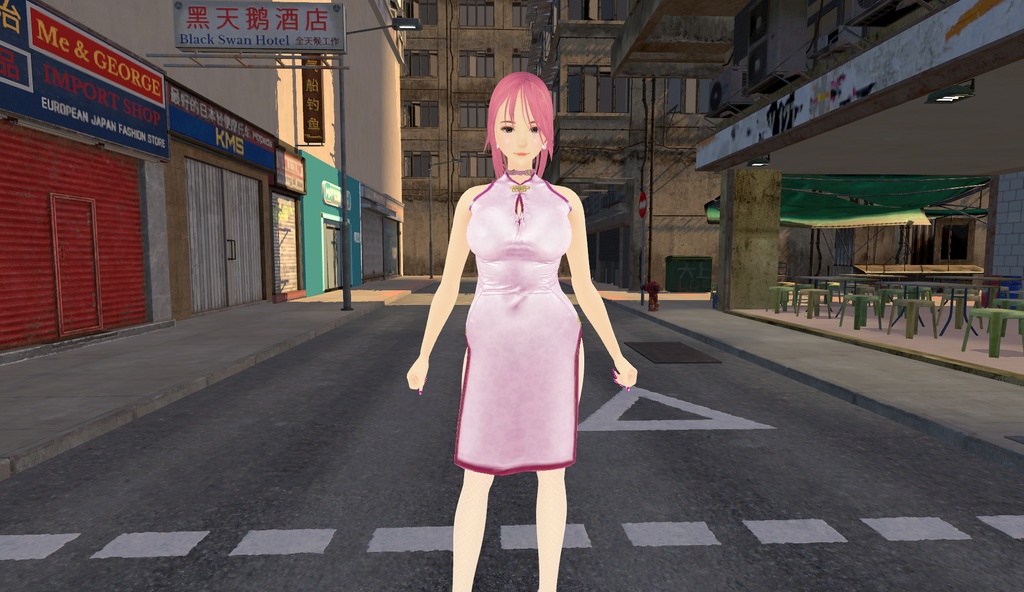 【VRoid衣装】ぴっちりしたチーパオ♡