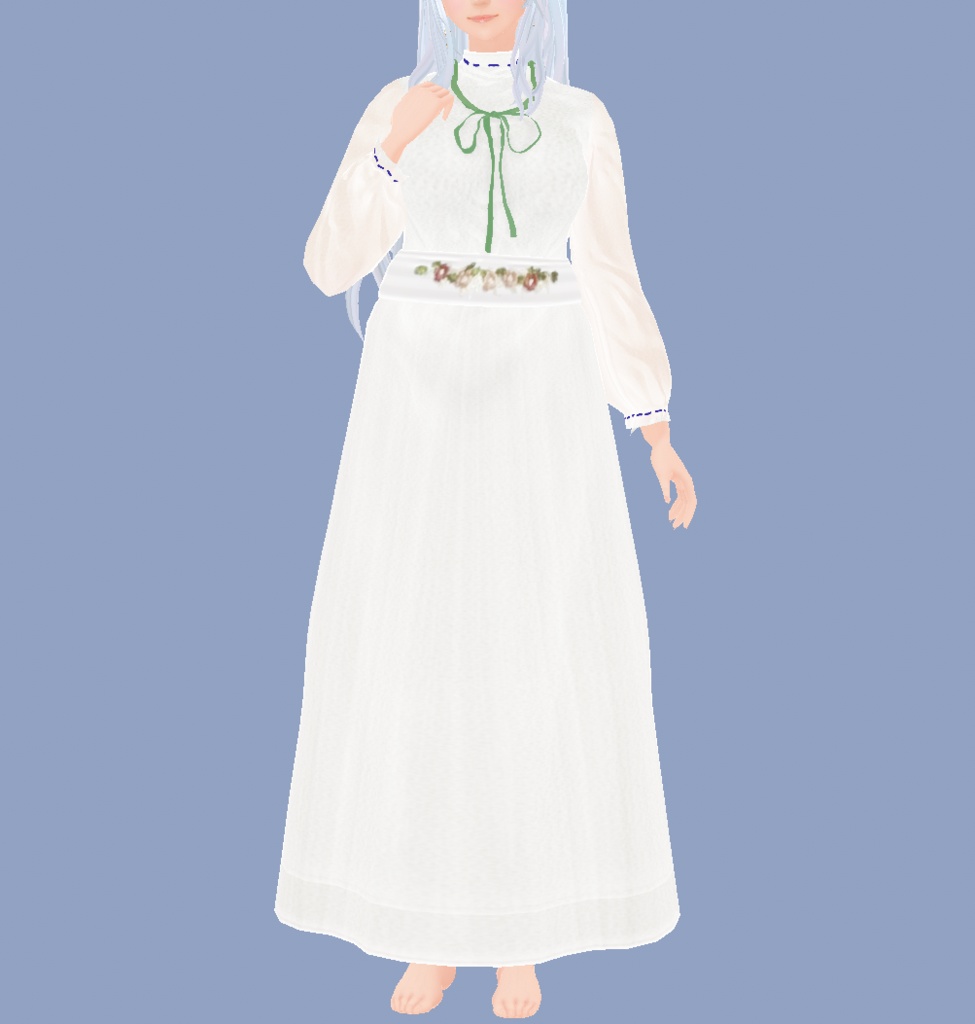 【VRoid衣装】シンプルなマキシワンピ♡