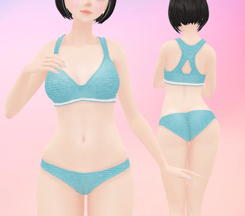 【VRoid衣装】スポーティーなビキニ♡