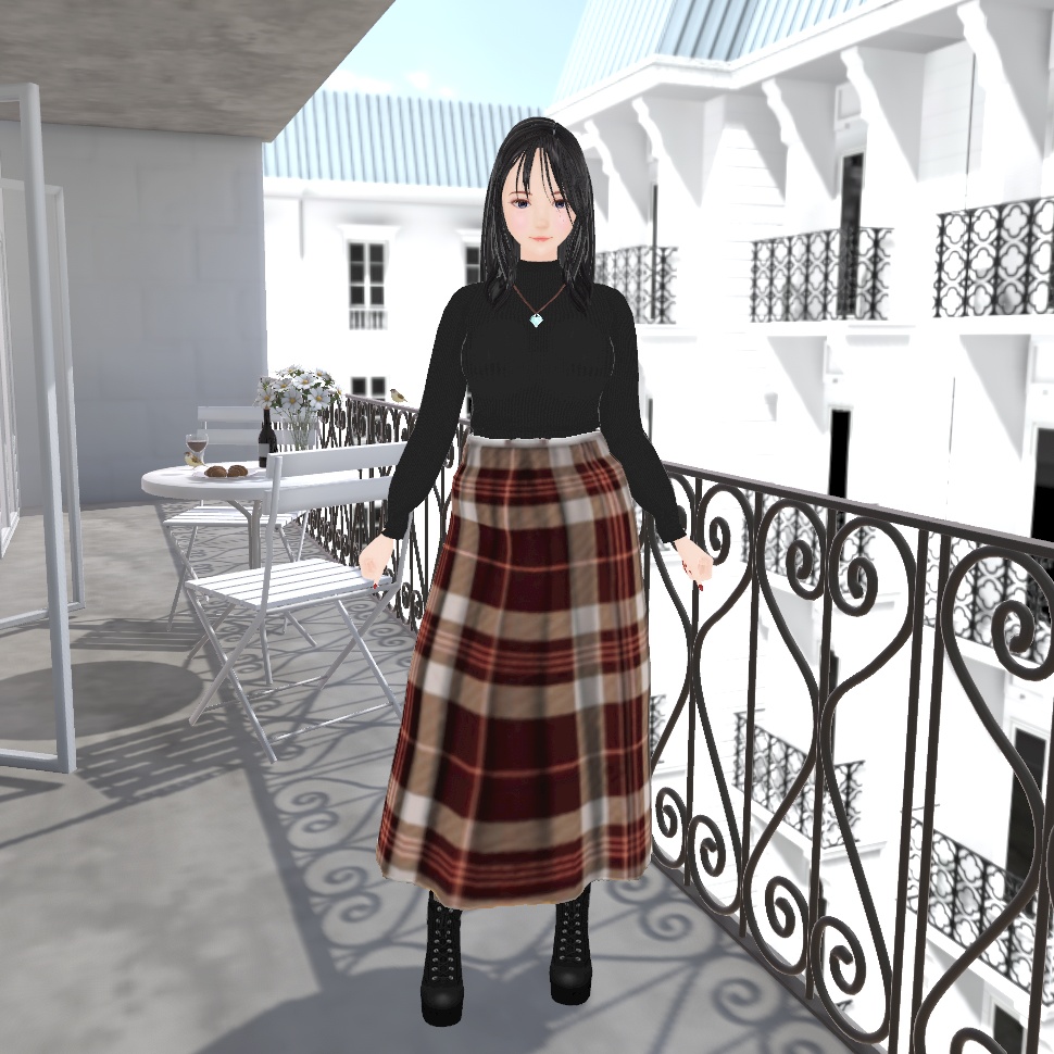 【VRoid衣装】厚手のロングスカート♡