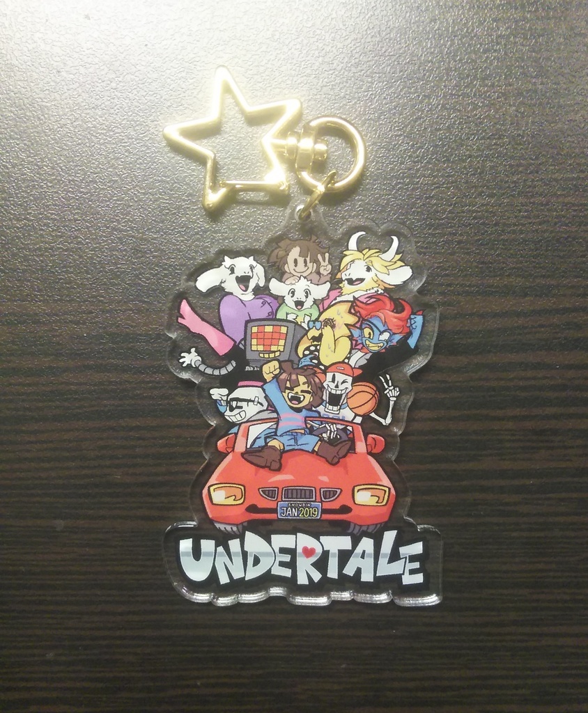 UNDERTALE・Cuphead・DELTARUNE アクリルキーホルダー