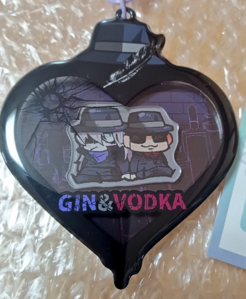 ニコイチシャカシャカアクリルキーホルダー