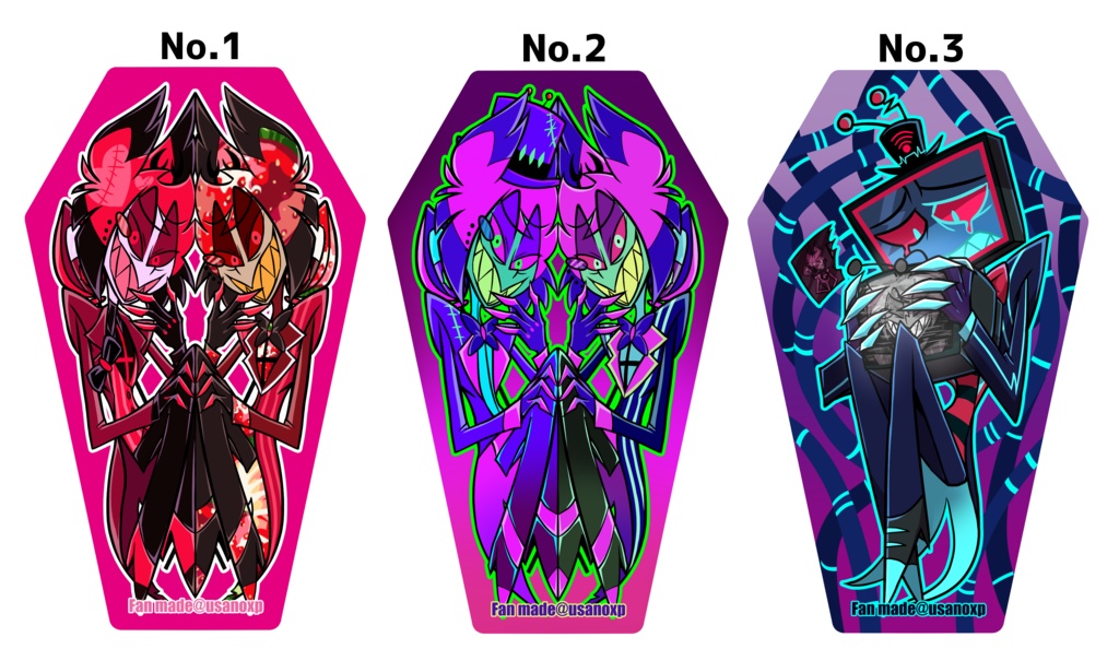 【hologram version・ホログラム仕様】棺桶型キーホルダー