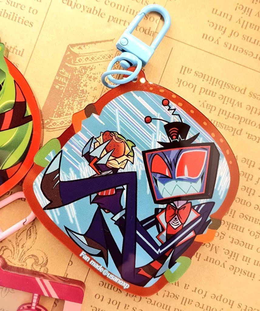 ハズビン・シャカシャカアクリルキーホルダー①