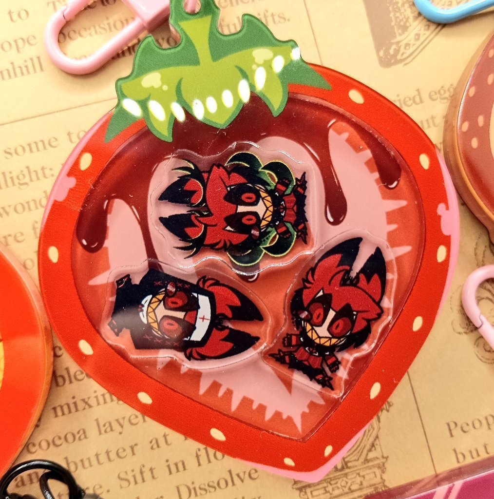 ハズビン・シャカシャカアクリルキーホルダー①