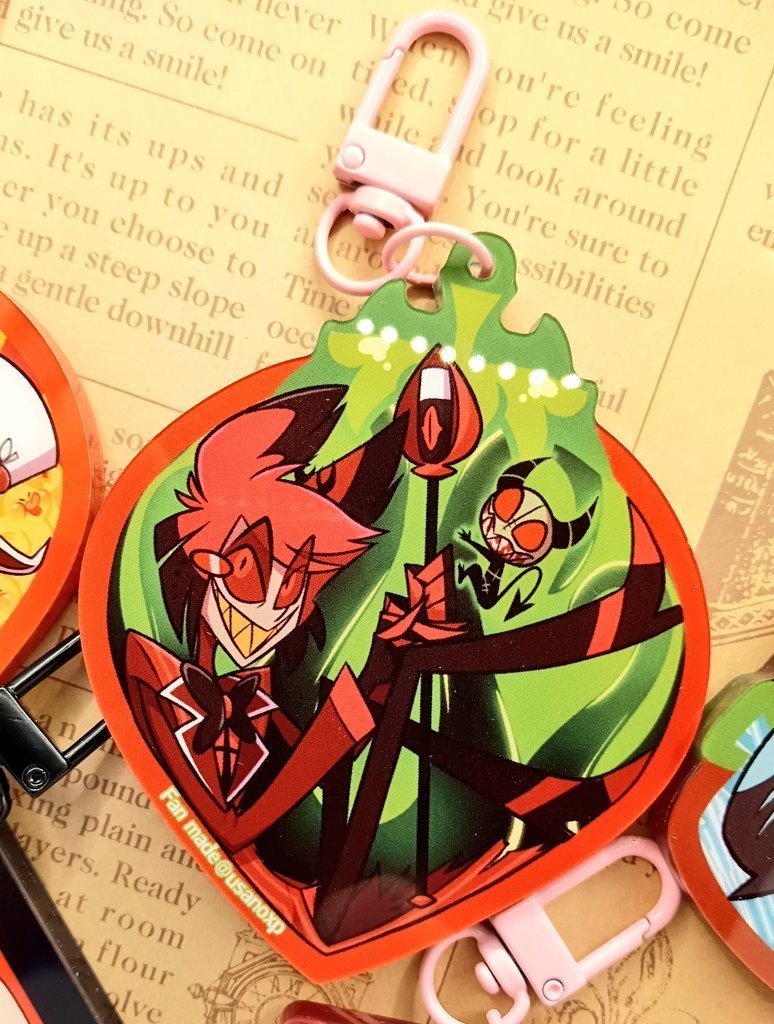 ハズビン・シャカシャカアクリルキーホルダー①