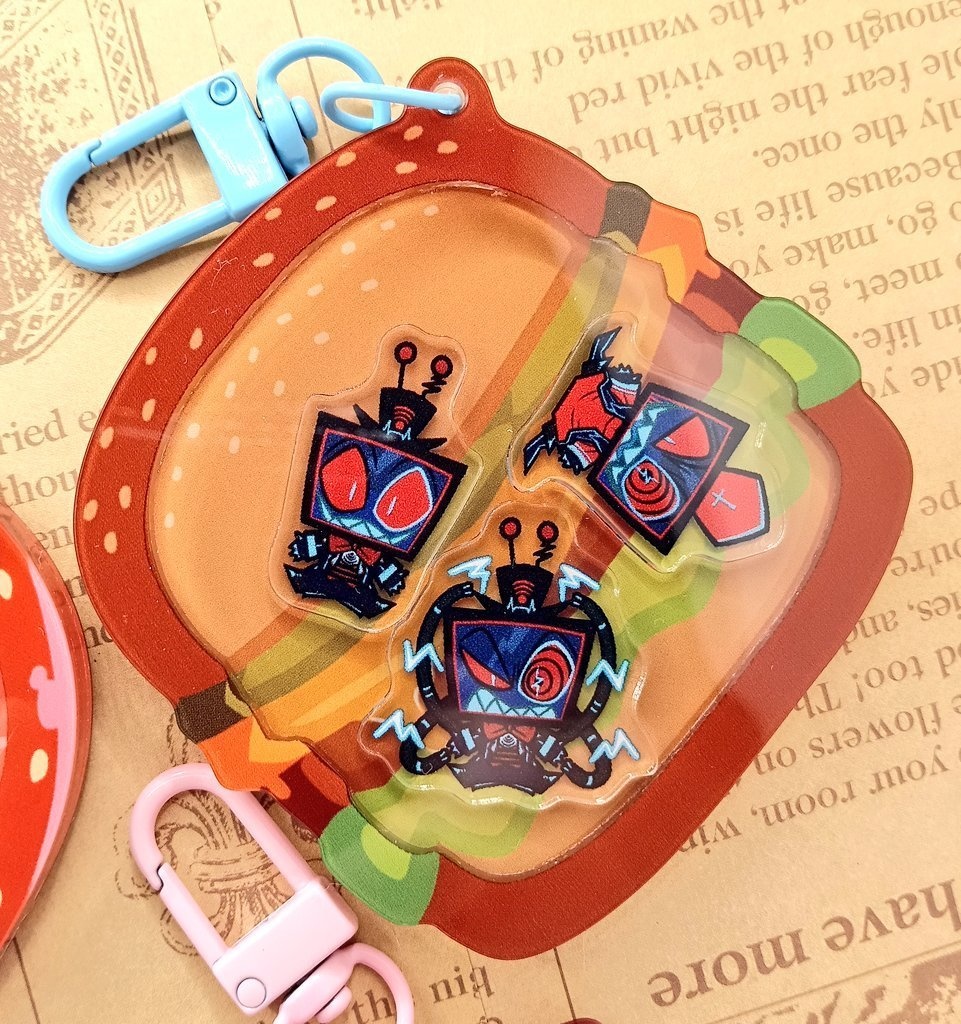 ハズビン・シャカシャカアクリルキーホルダー①