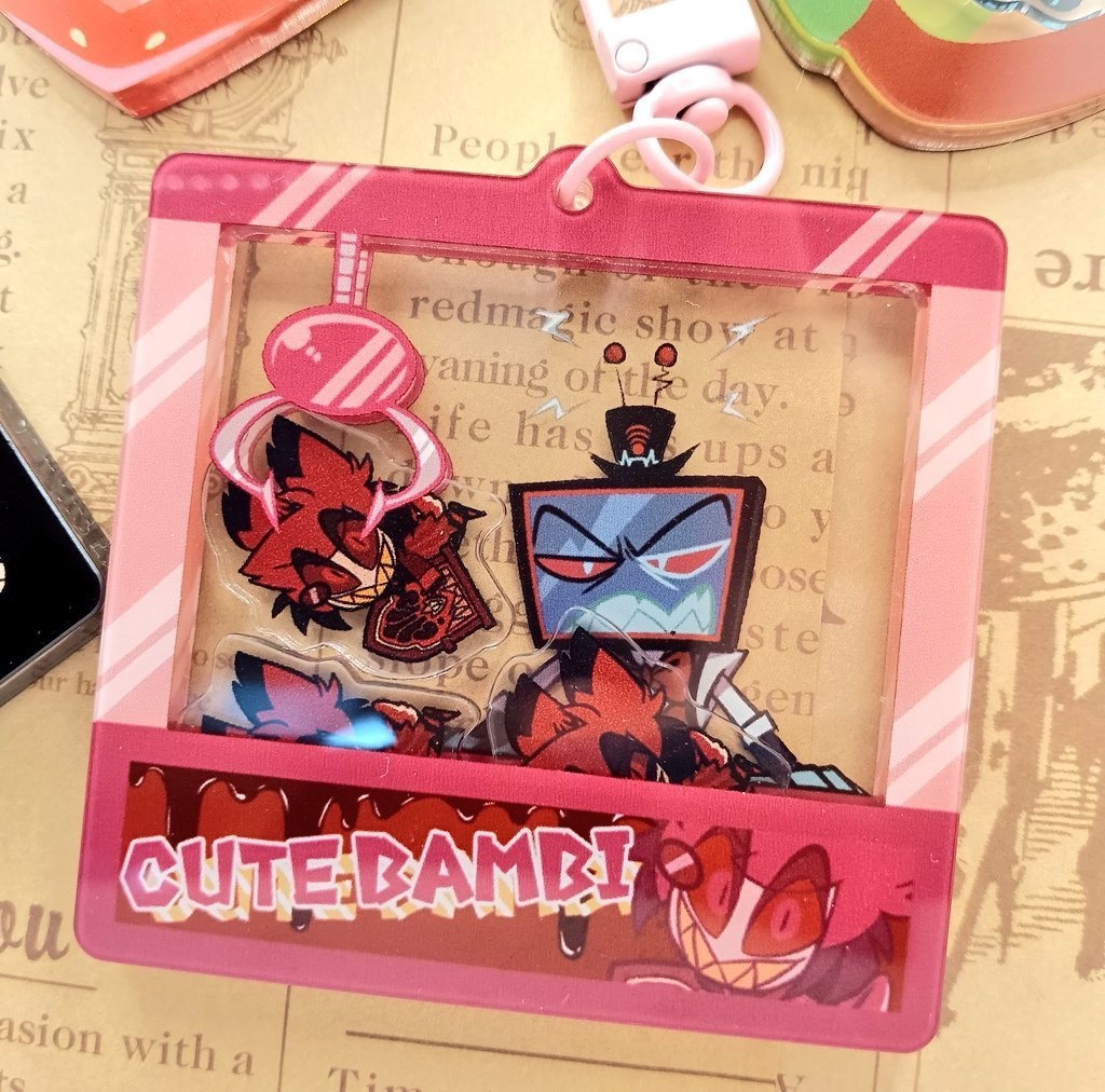 ハズビン・シャカシャカアクリルキーホルダー②