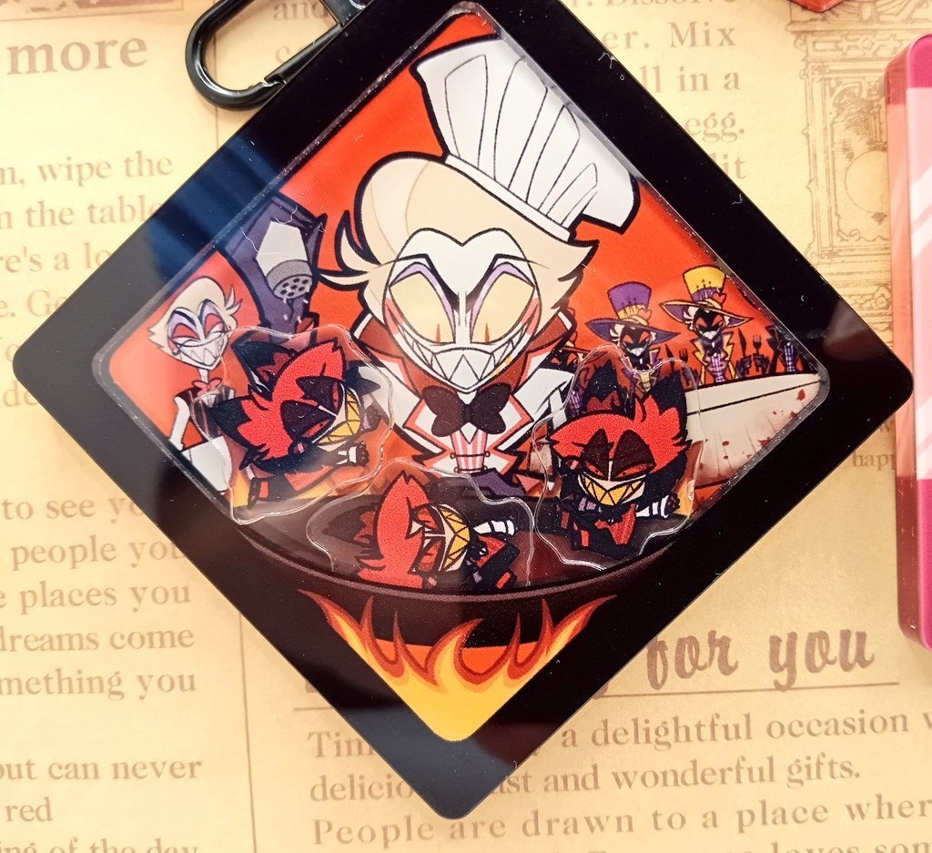 ハズビン・シャカシャカアクリルキーホルダー②