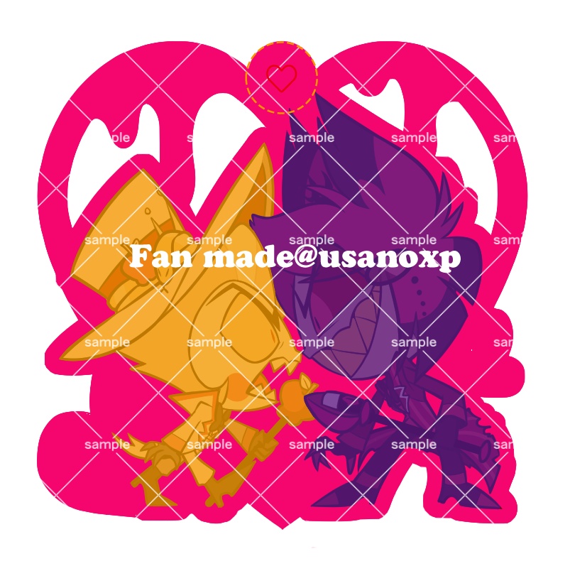 ネオンピンクカラー・アクキー ルシアラ