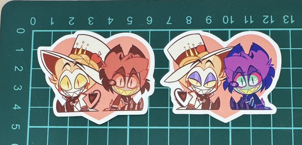 ルシアラLOVEシール(2枚セット/2-piece set)