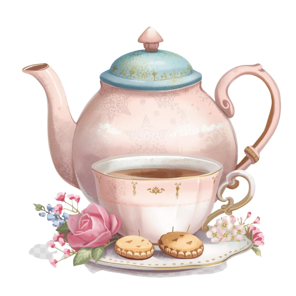 猫の1日 小物〜パステル絵本風クリップアート10点セット|PNG背景透過