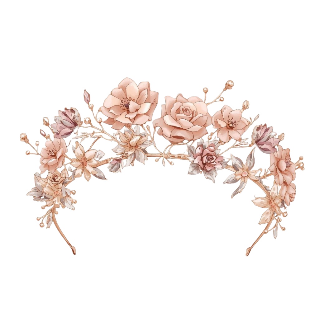 猫の結婚式 小物〜パステル絵本風クリップアート10点セット|PNG背景透過