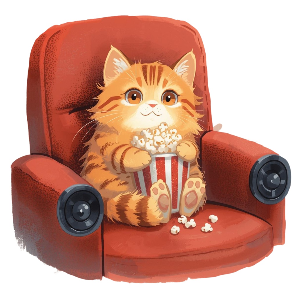 猫のスケジュールA 〜パステル絵本風クリップアート14点セット|PNG背景透過