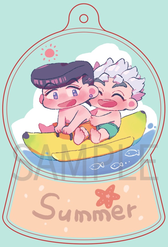 スノードームキーホルダー