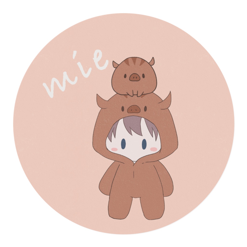 mie&うり坊_マステ