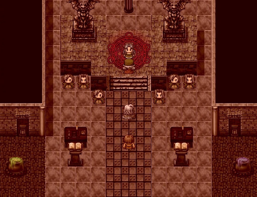 【フリーゲーム】「魔導士は幻影を耽溺する(まどうしはげんえいをたんできする)」体験版