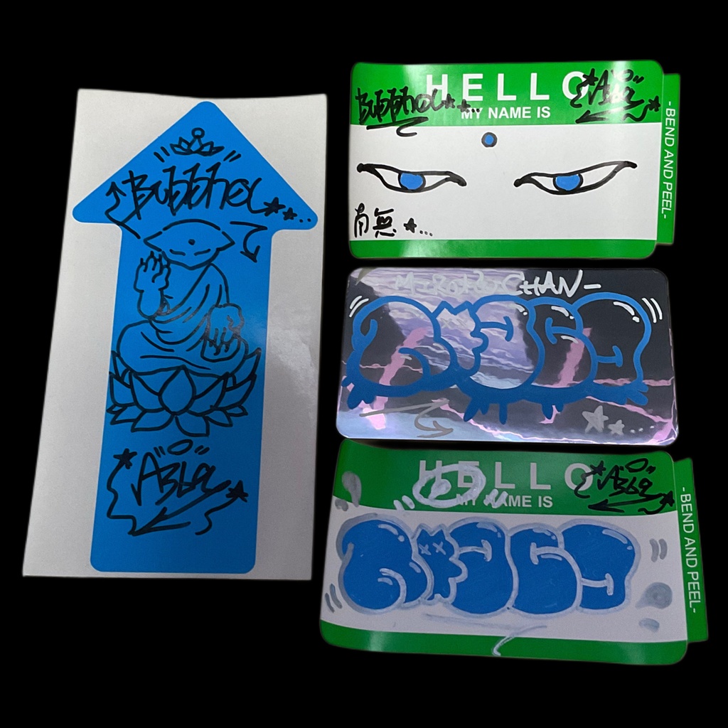 ブランクステッカー