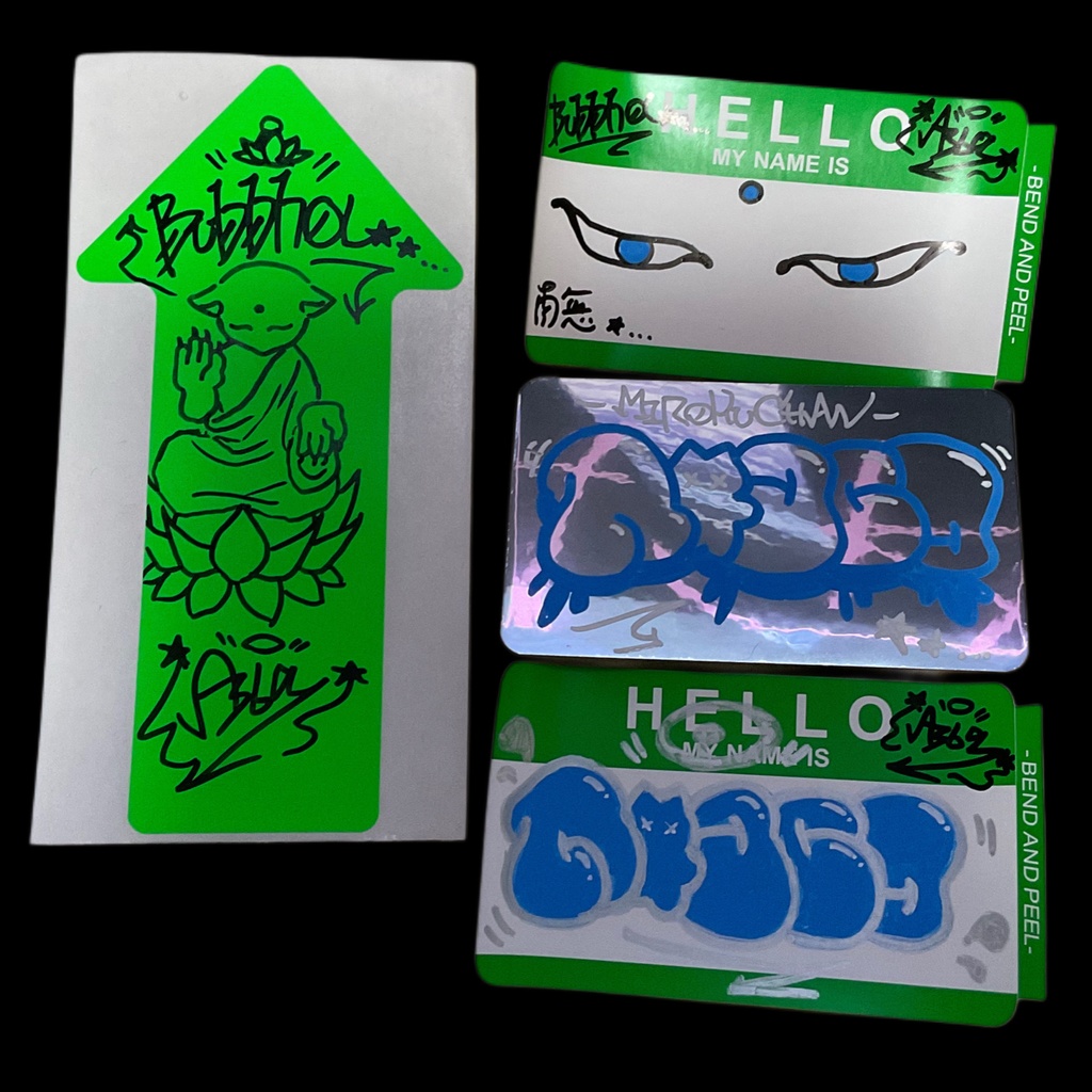 ブランクステッカー