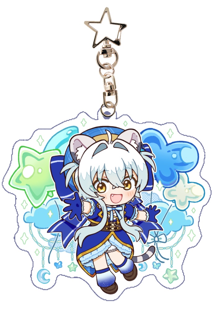 【新衣装】アイドルゆねこアクキー